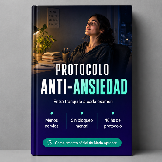 Protocolo Anti-Ansiedad — Entrá Tranquilo a Cada Examen